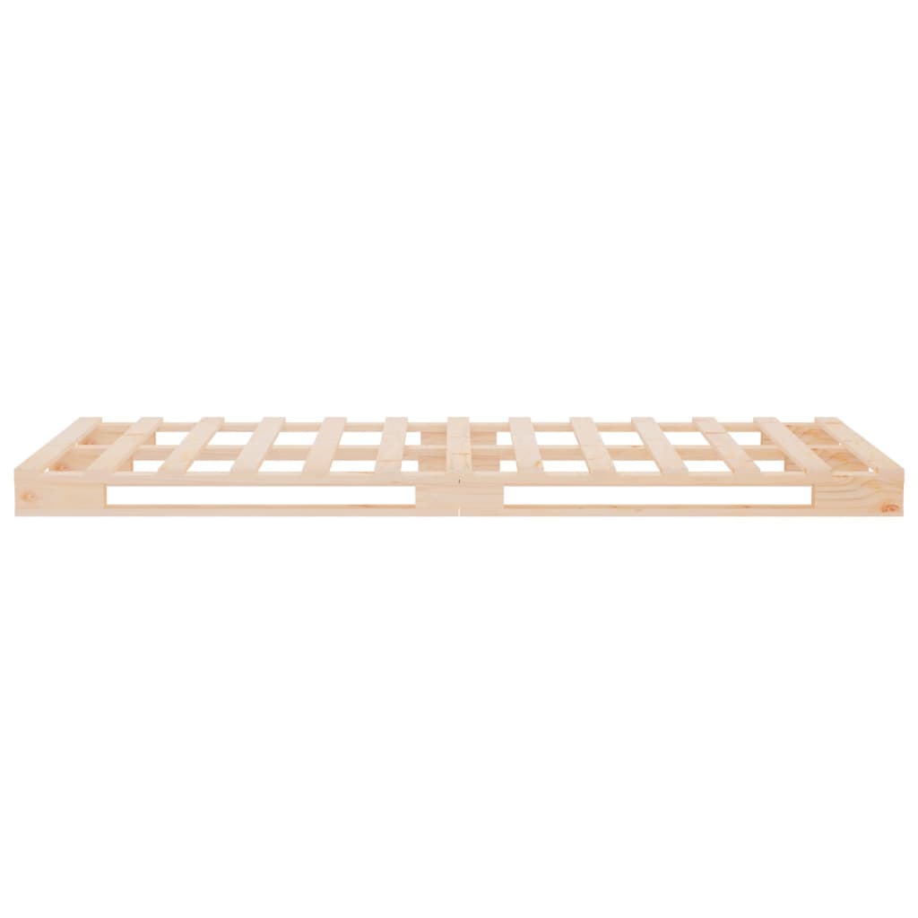 Krevet od paleta 90 x 200 cm od masivne borovine