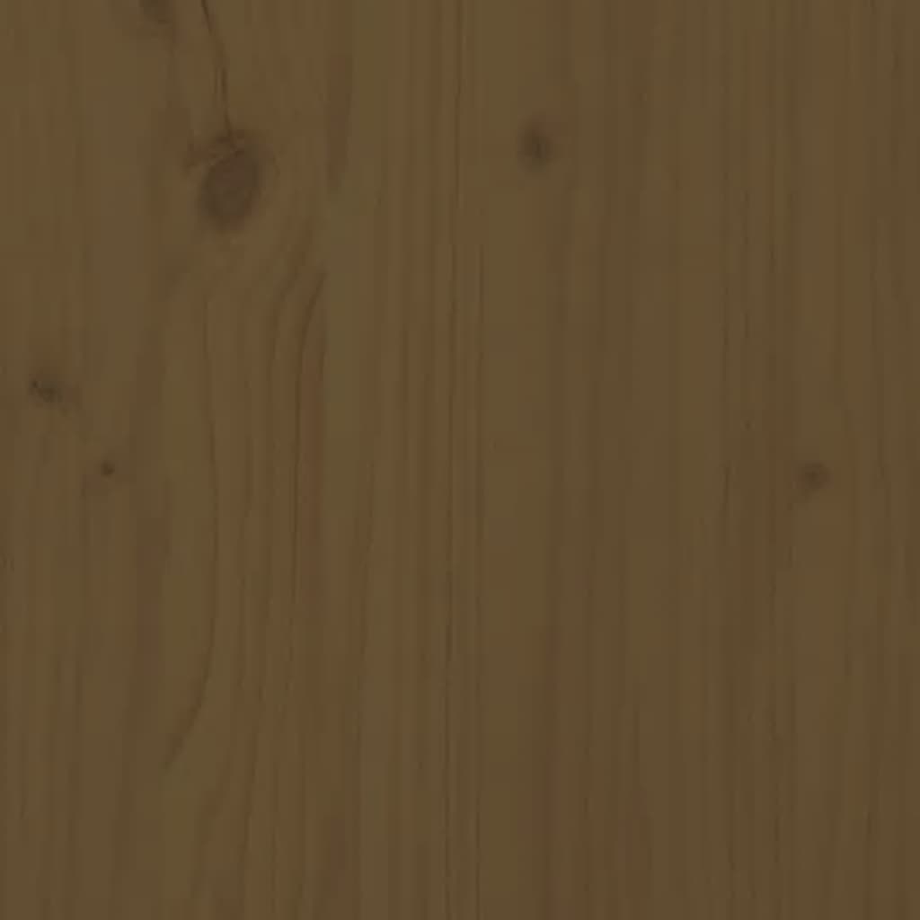 Krevet od paleta boja meda 120 x 200 cm od masivne borovine