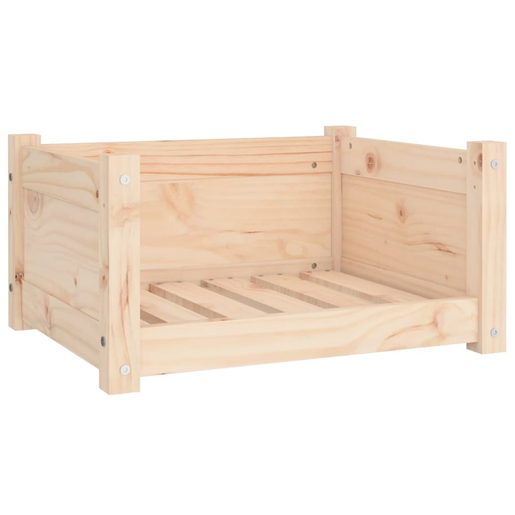 Krevet za pse 55,5x45,5x28 cm Masivni borov drvo