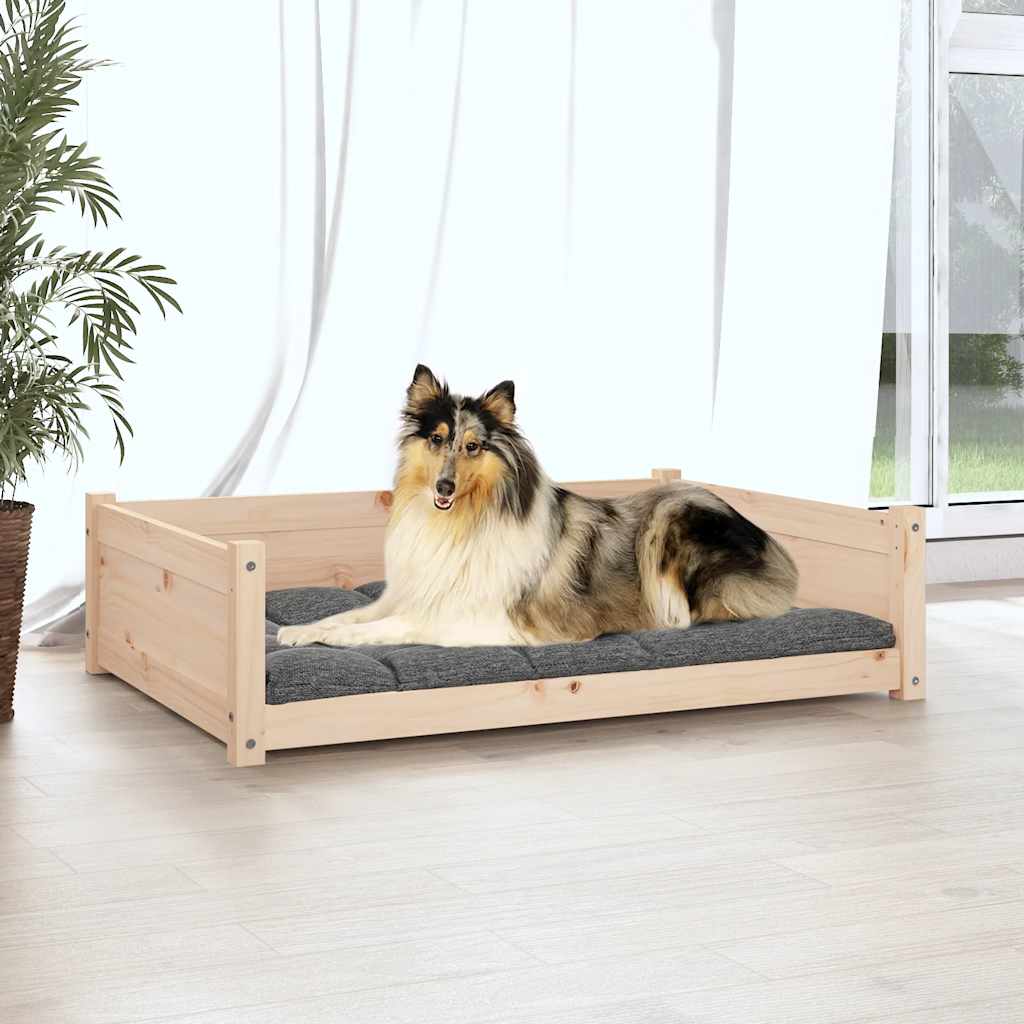 Krevet za pse 95,5x65,5x28 cm od masivne borovine