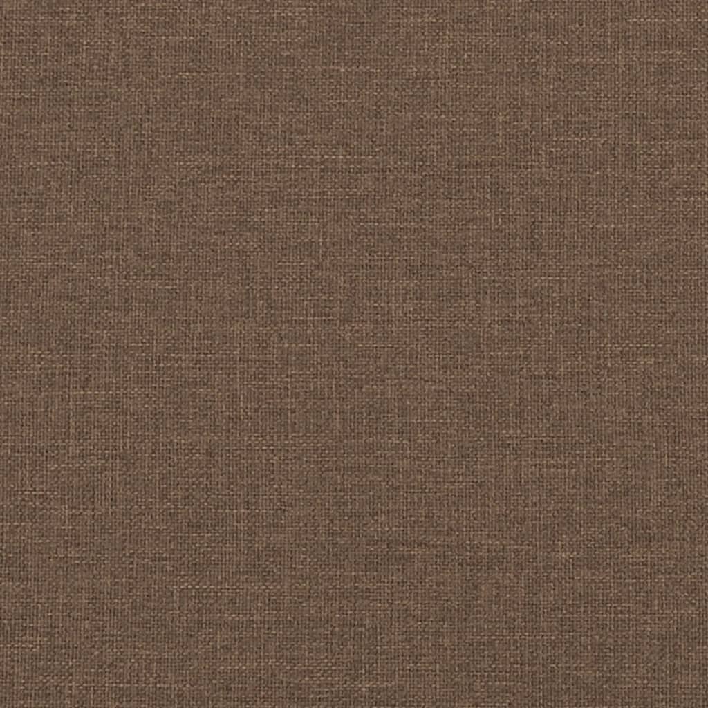 Naslonjač od tkanine smeđi