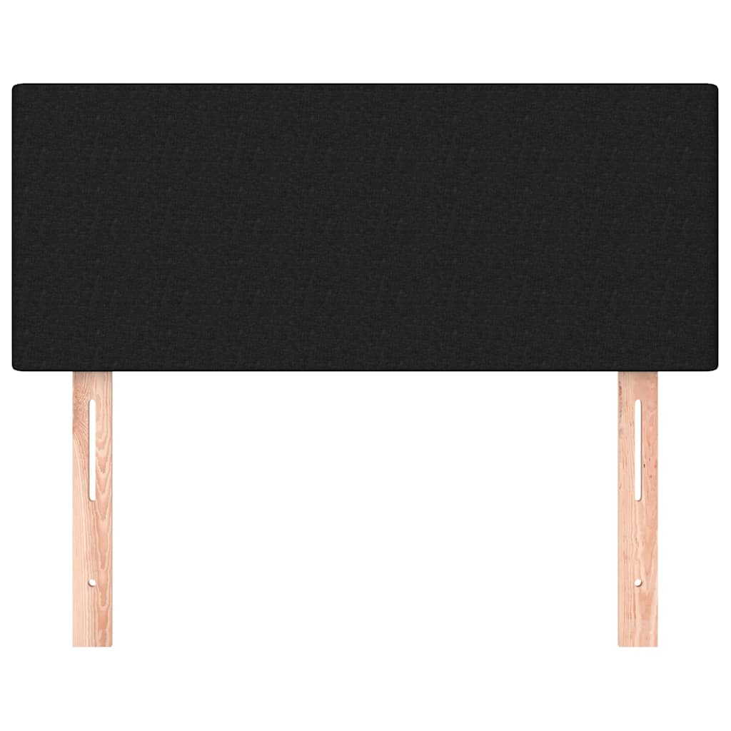 Uzglavlje crno 90x5x78/88 cm od tkanine