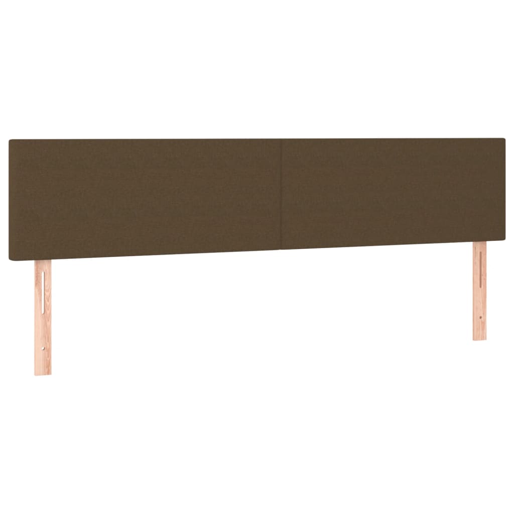Uzglavlja tamnosmeđa 180x5x78/88 cm od tkanine