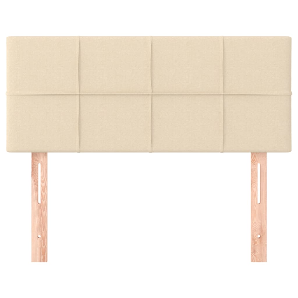 Uzglavlje krem 80 x 5 x 78/88 cm od tkanine