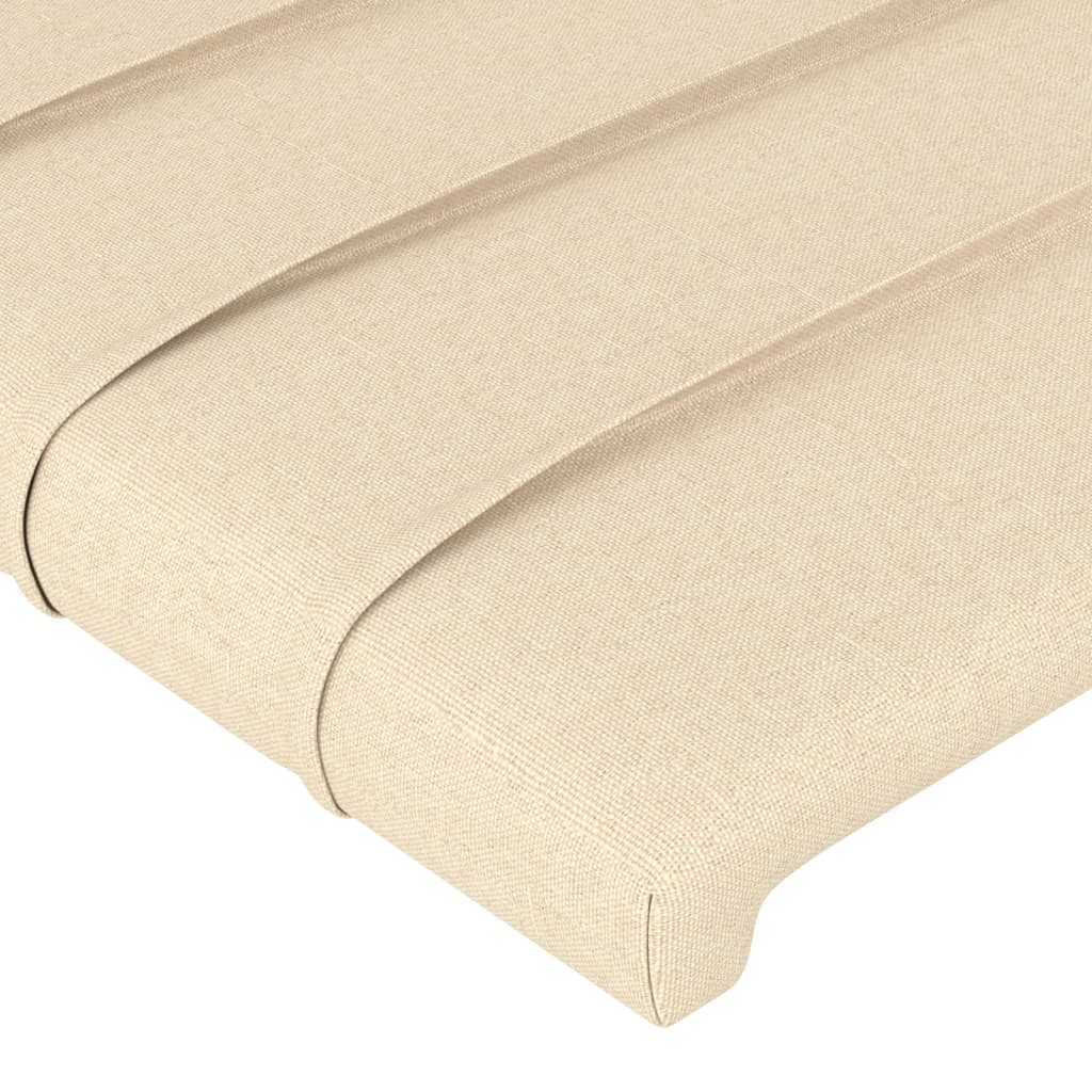 Uzglavlja krem 144x5x78/88 cm od tkanine