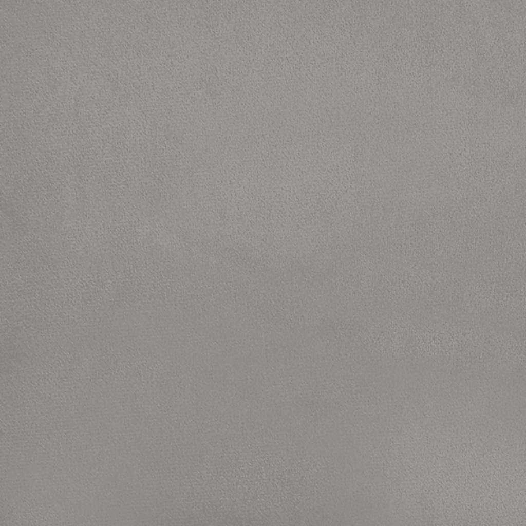 Uzglavlja svjetlosiva 144x5x78/88 cm baršunasta