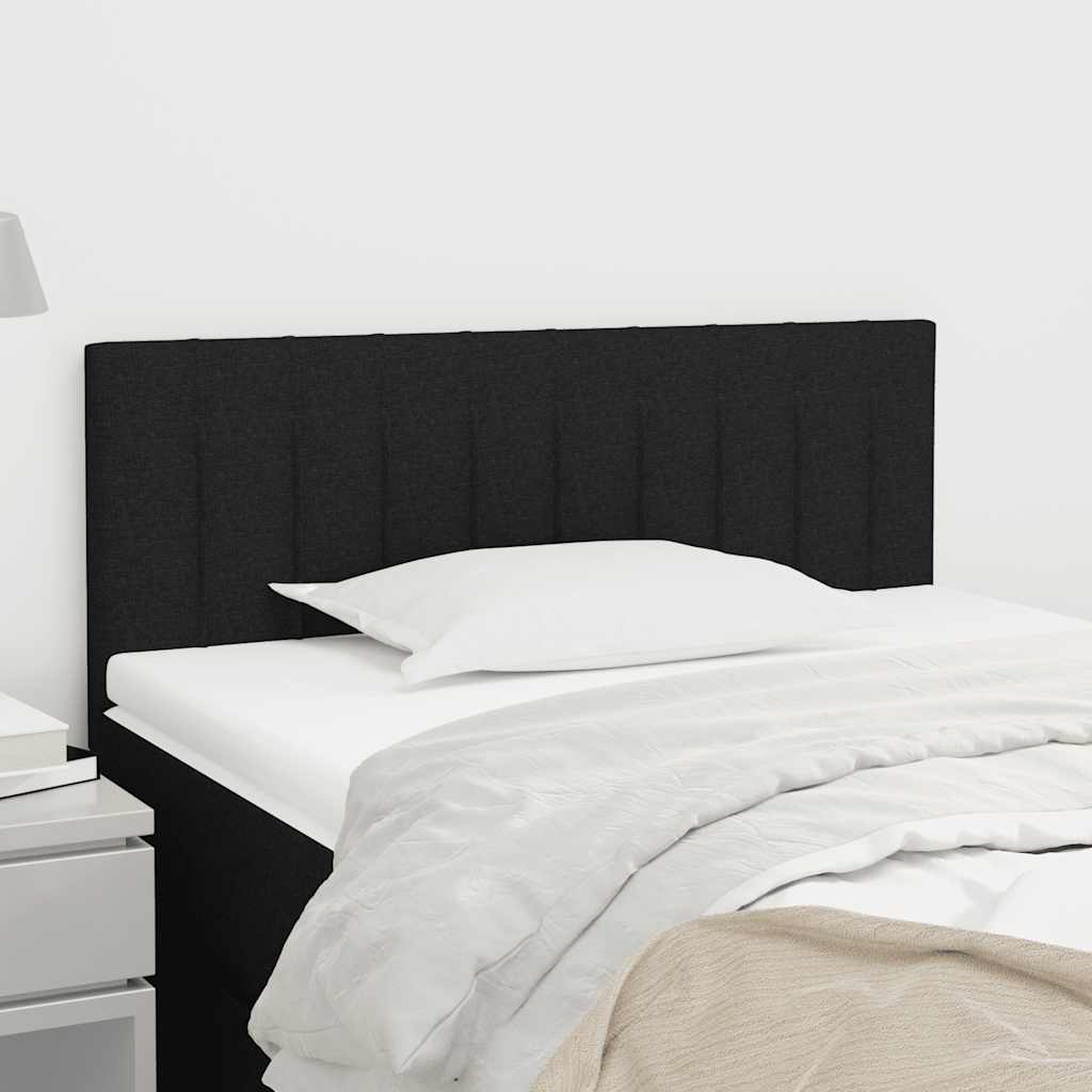 Uzglavlje crno 90x5x78/88 cm od tkanine