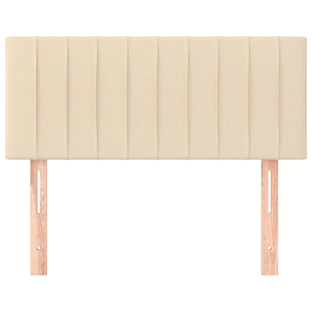 Uzglavlje krem 100x5x78/88 cm od tkanine