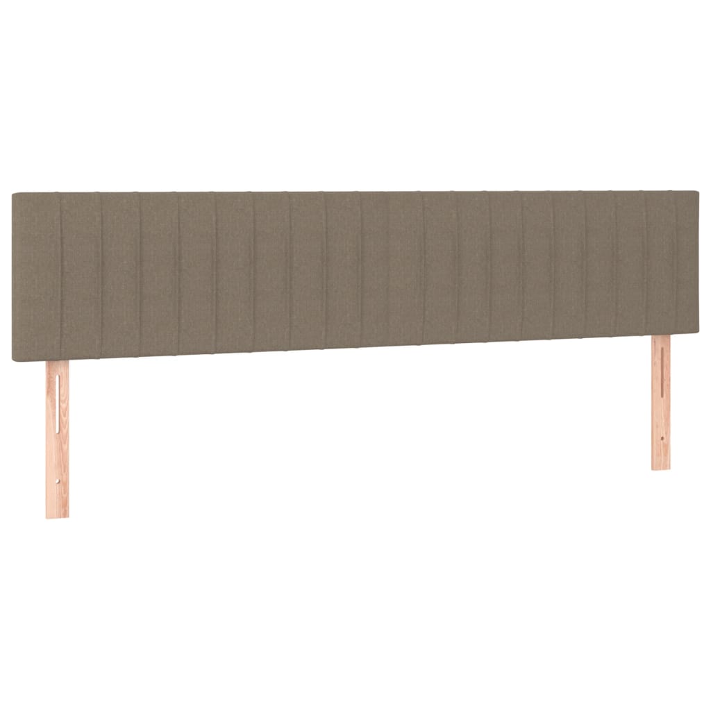 Uzglavlja smeđesiva 160x5x78/88 cm od tkanine