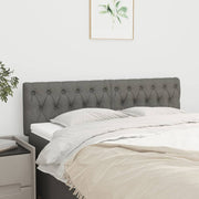 Uzglavlja tamnosiva 160x7x78/88 cm od tkanine