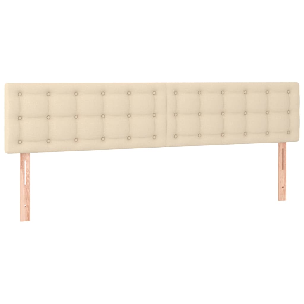 Uzglavlja krem 160x5x78/88 cm od tkanine