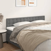 Uzglavlja siva 180x5x78/88 cm od umjetne kože