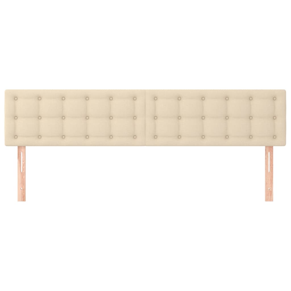 Uzglavlja krem 200x5x78/88 cm od tkanine
