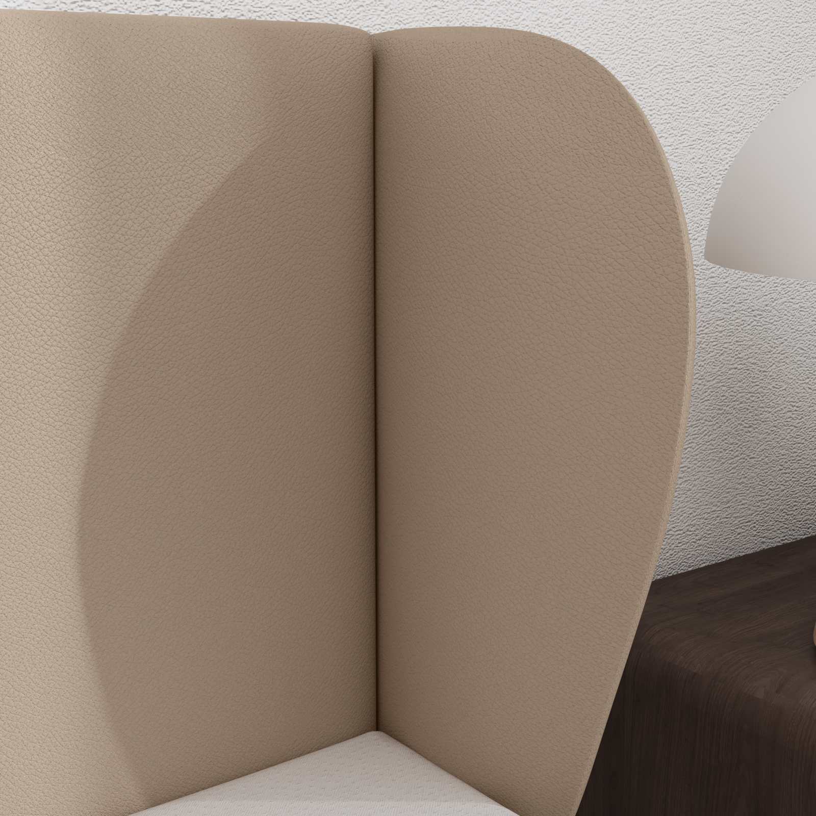 Uši uzglavlja Smeđa 40 x 23 x 6 cm PVC
