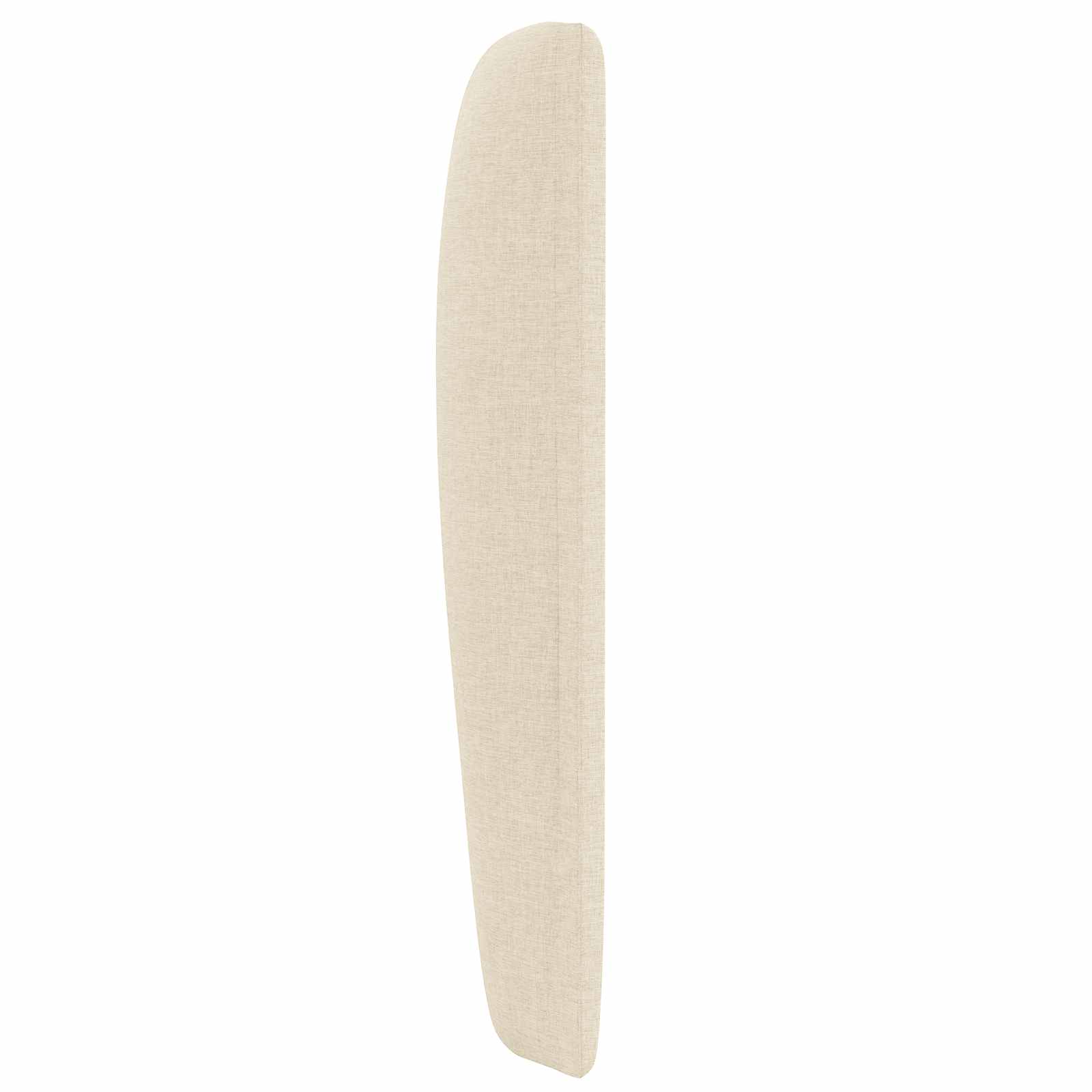 Uši uzglavlja Krema 80 x 23 x 6 cm tkanina