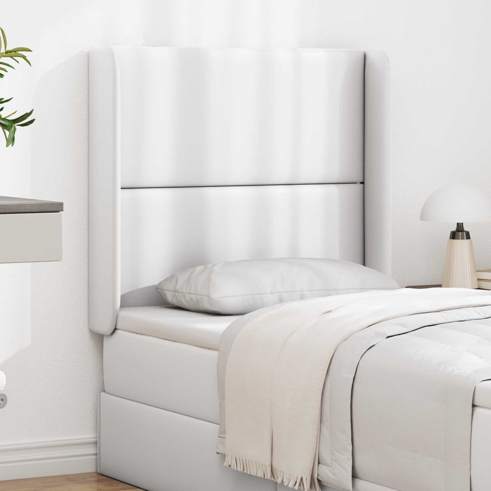 Uši uzglavlja Bijelo 80 x 16 x 4 cm PVC