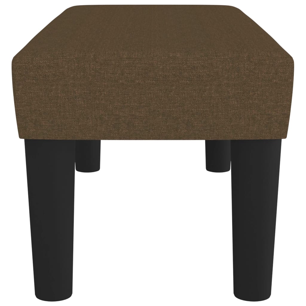Klupa tamnosmeđa 70 x 30 x 30 cm od tkanine