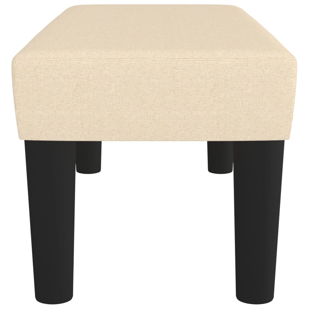 Klupa krem 70 x 30 x 30 cm od tkanine