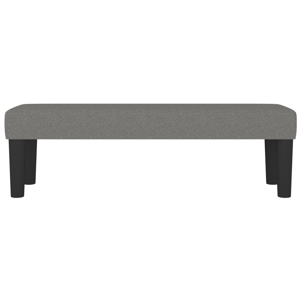 Klupa tamnosivi 100x30x30 cm od tkanine