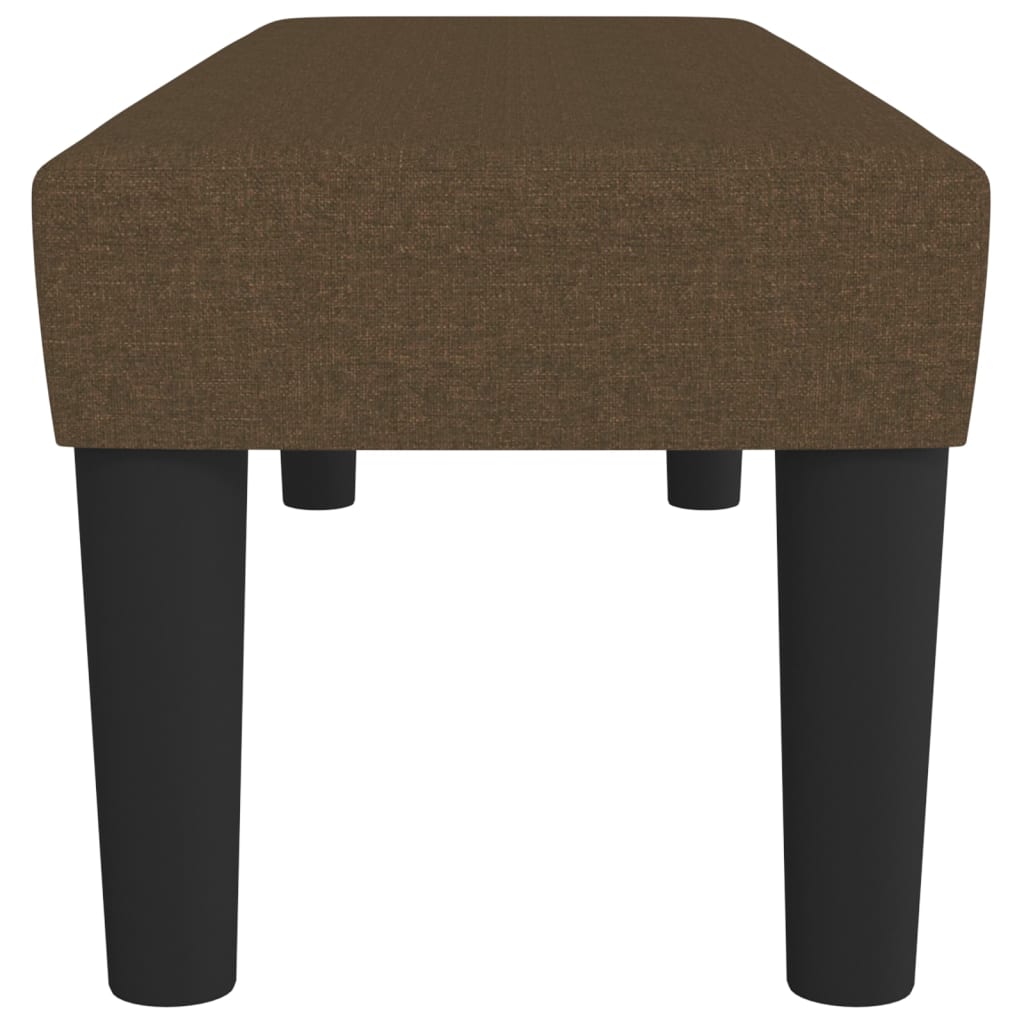 Klupa tamnosmeđi 100x30x30 cm od tkanine