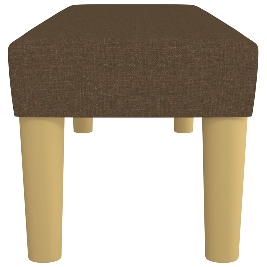 Klupa tamnosmeđi 100x30x30 cm od tkanine