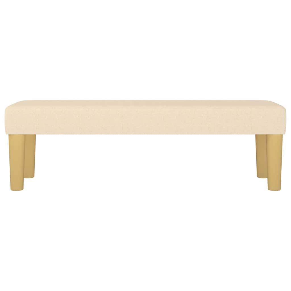 Klupa krem 100x30x30 cm od tkanine