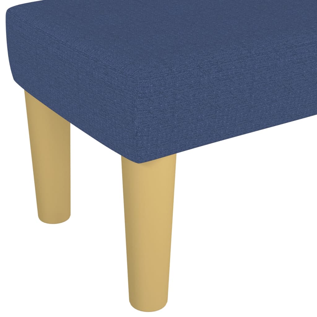 Klupa plavi 100x30x30 cm od tkanine