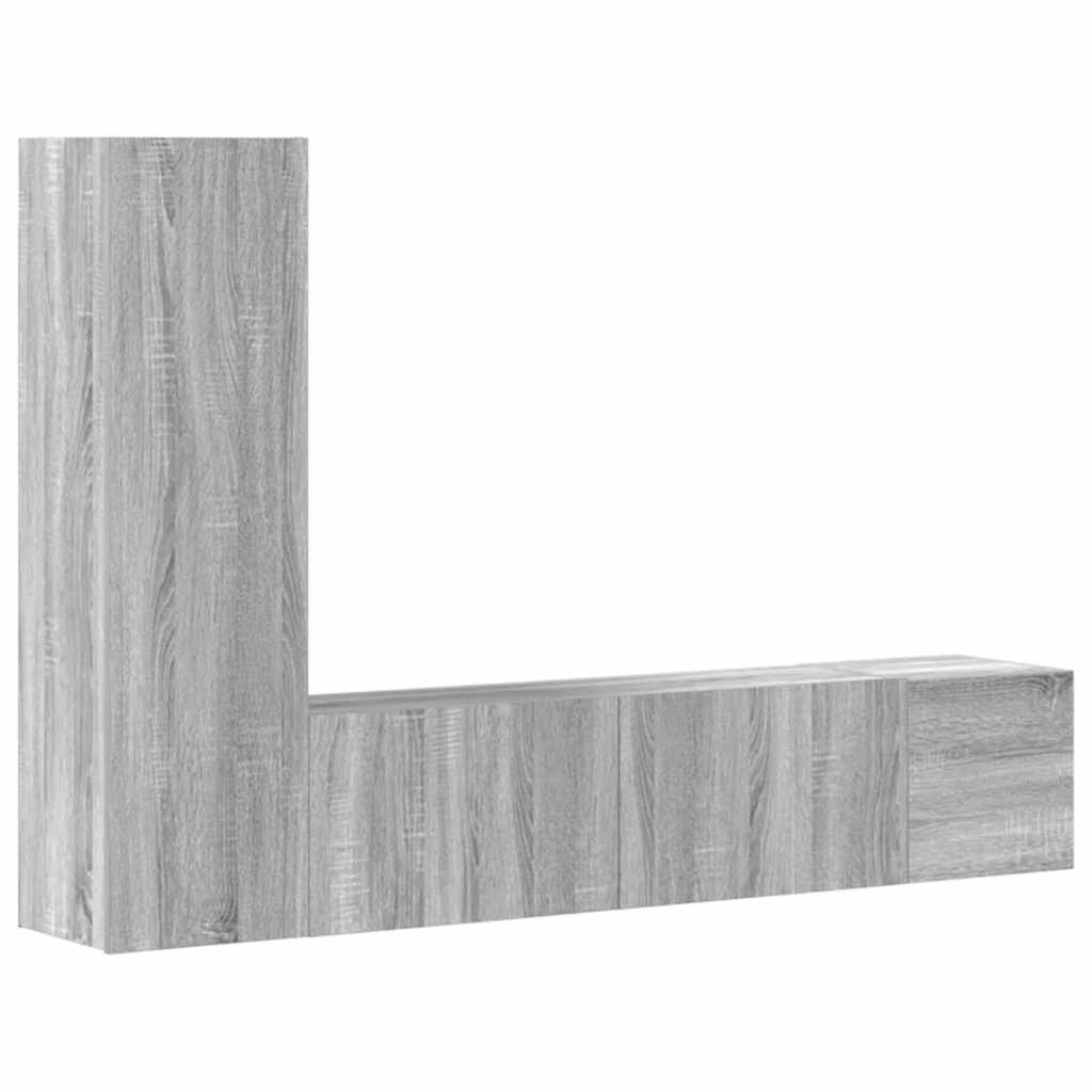 3-dijelni set TV ormarića boja hrasta sonome konstruirano drvo