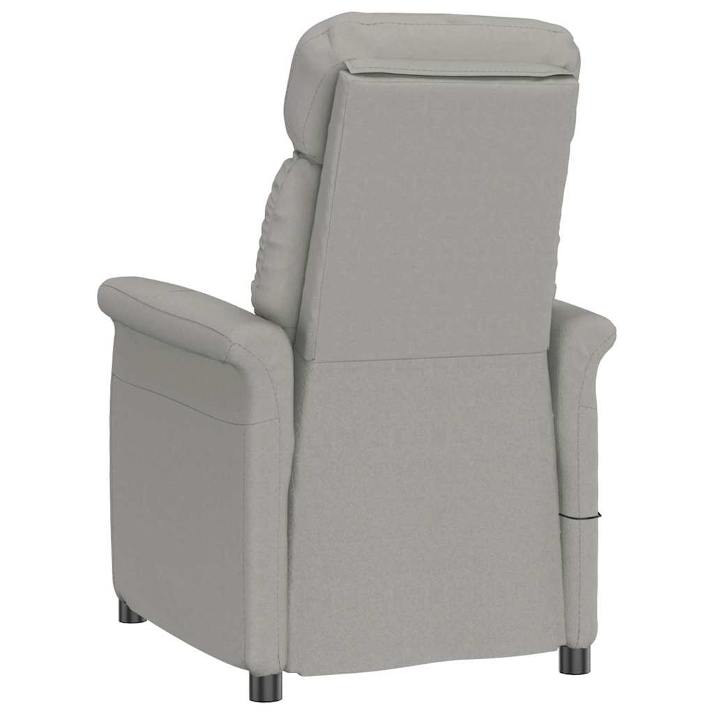 Massagerica Svijetlo siva 96,5 x 70,5 x 95 cm Mikro Vlakna