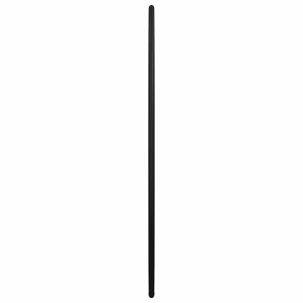 Zidno ogledalo crno Ø 40 cm okruglo