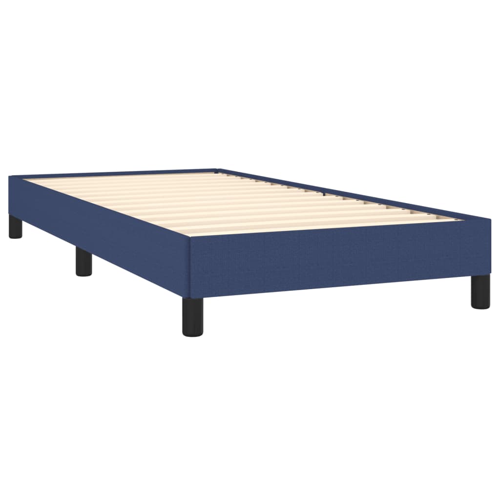Okvir za krevet bez madraca plava 80x200cm od tkanine