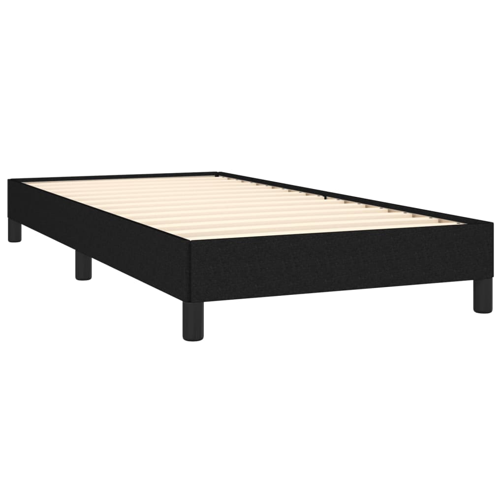 Okvir za krevet bez madraca crni 100x200 cm od tkanine