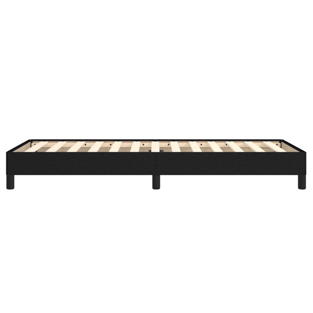 Okvir za krevet bez madraca crni 100x200 cm od tkanine