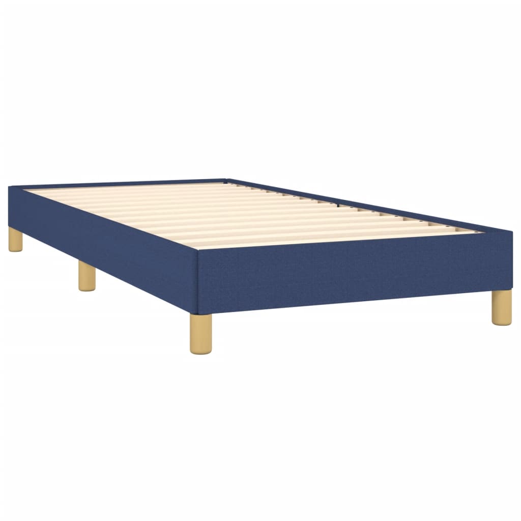 Okvir za krevet bez madraca plava 80x200cm od tkanine
