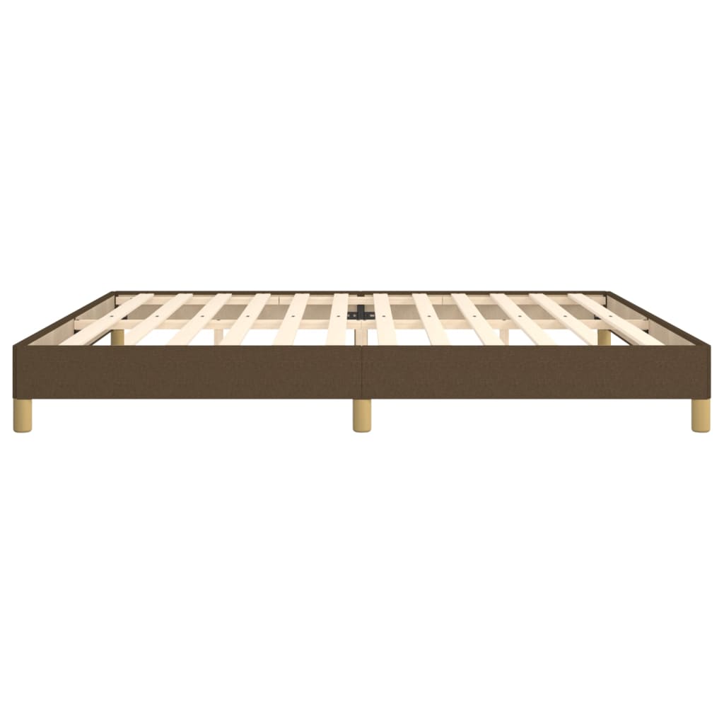 Okvir za krevet bez madraca tamnosmeđi 200x200 cm od tkanine