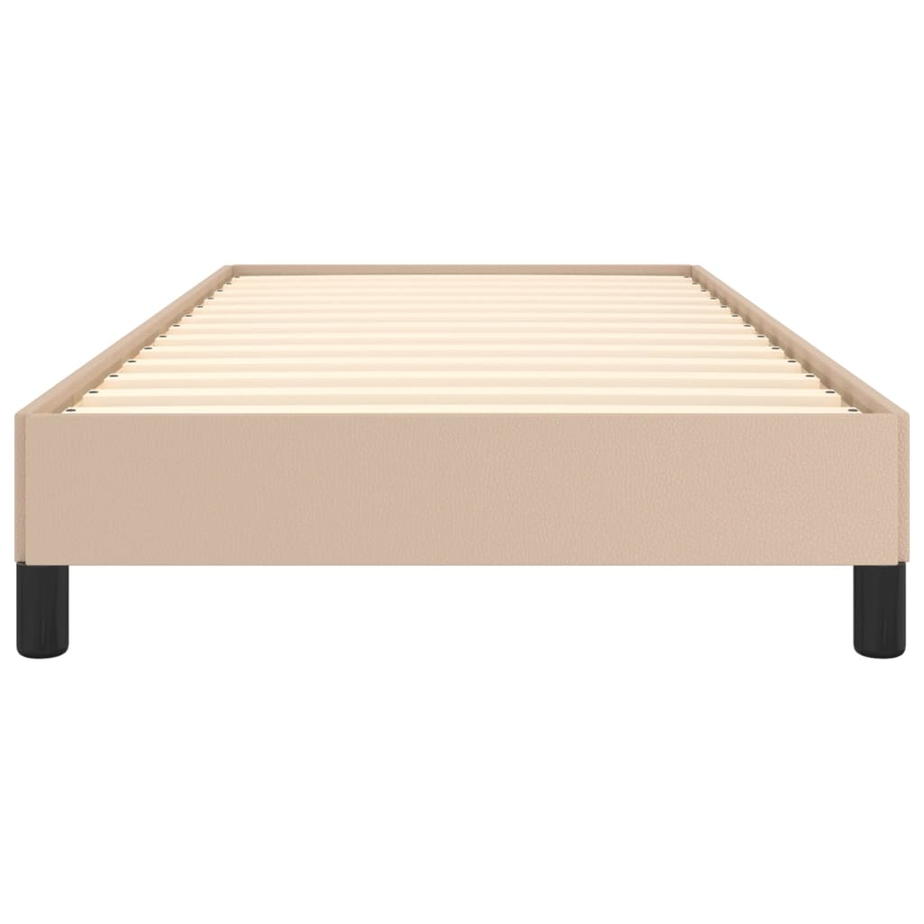 Okvir za krevet boja cappuccina 90x190 cm od umjetne kože