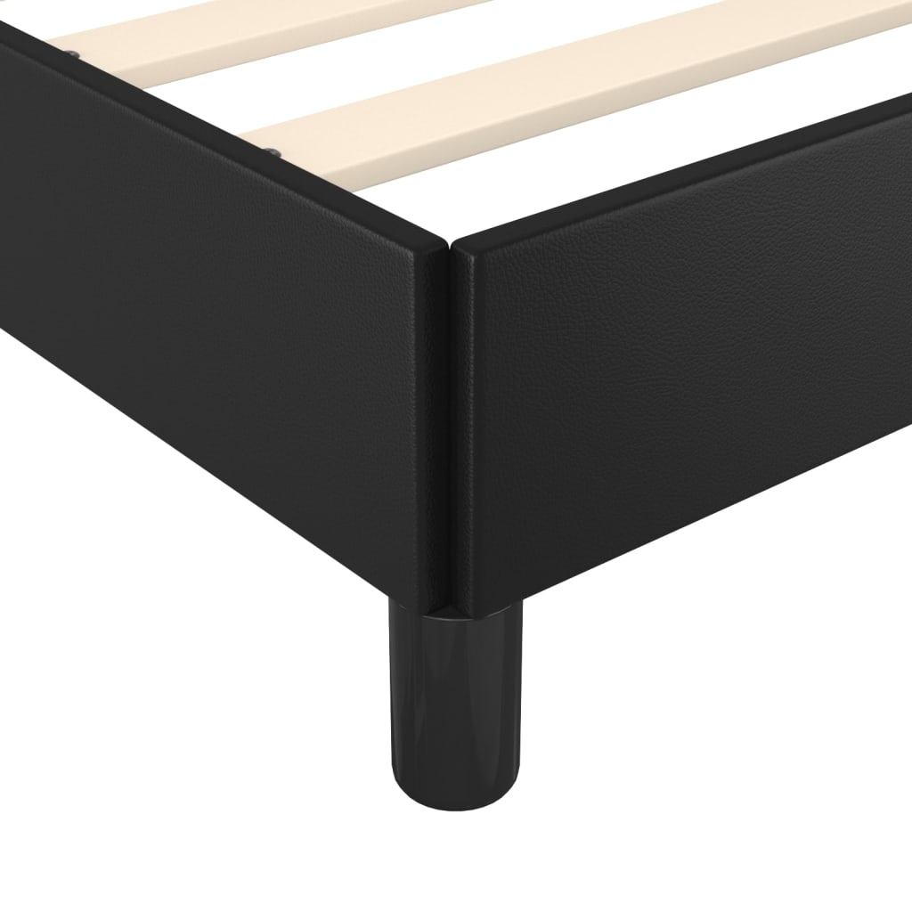 Okvir za krevet crni 100x200 cm od umjetne kože