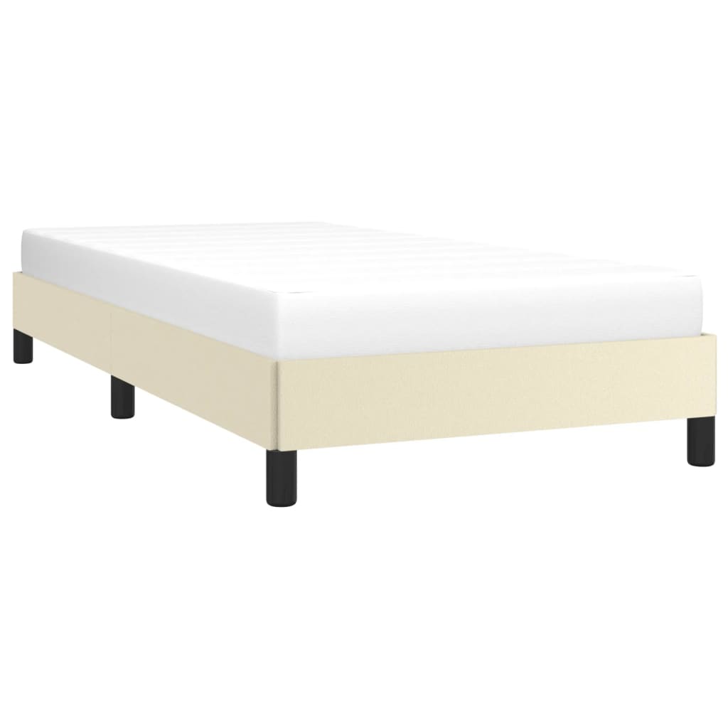 Okvir za krevet krem 100x200 cm od umjetne kože