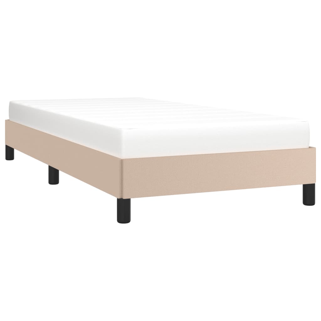 Okvir za krevet boja cappuccina 100x200 cm umjetna koža