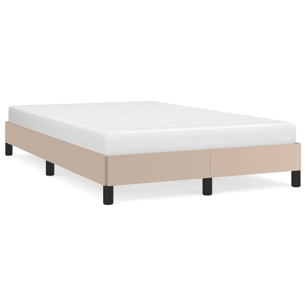 Okvir za krevet boja cappuccina 120x200 cm umjetna koža
