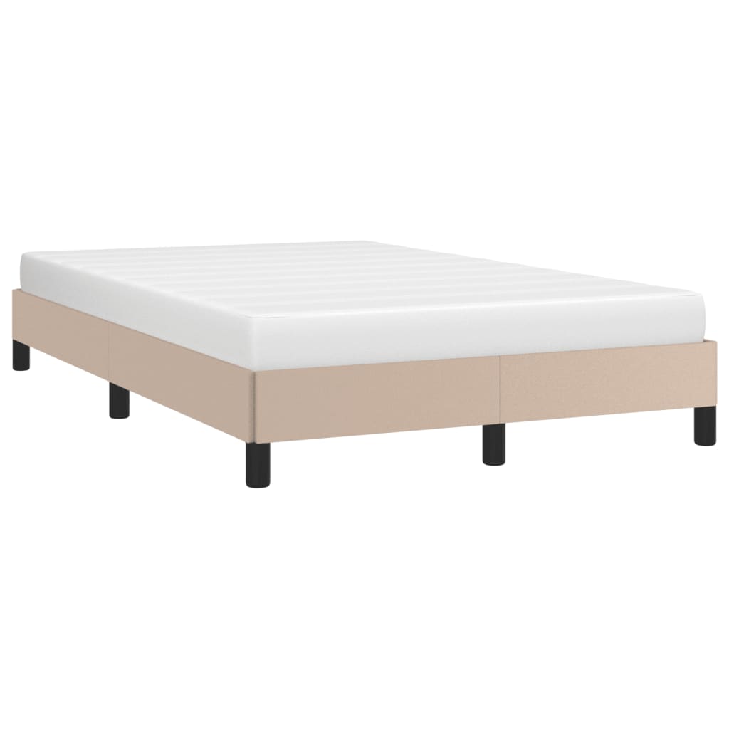 Okvir za krevet boja cappuccina 120x200 cm umjetna koža