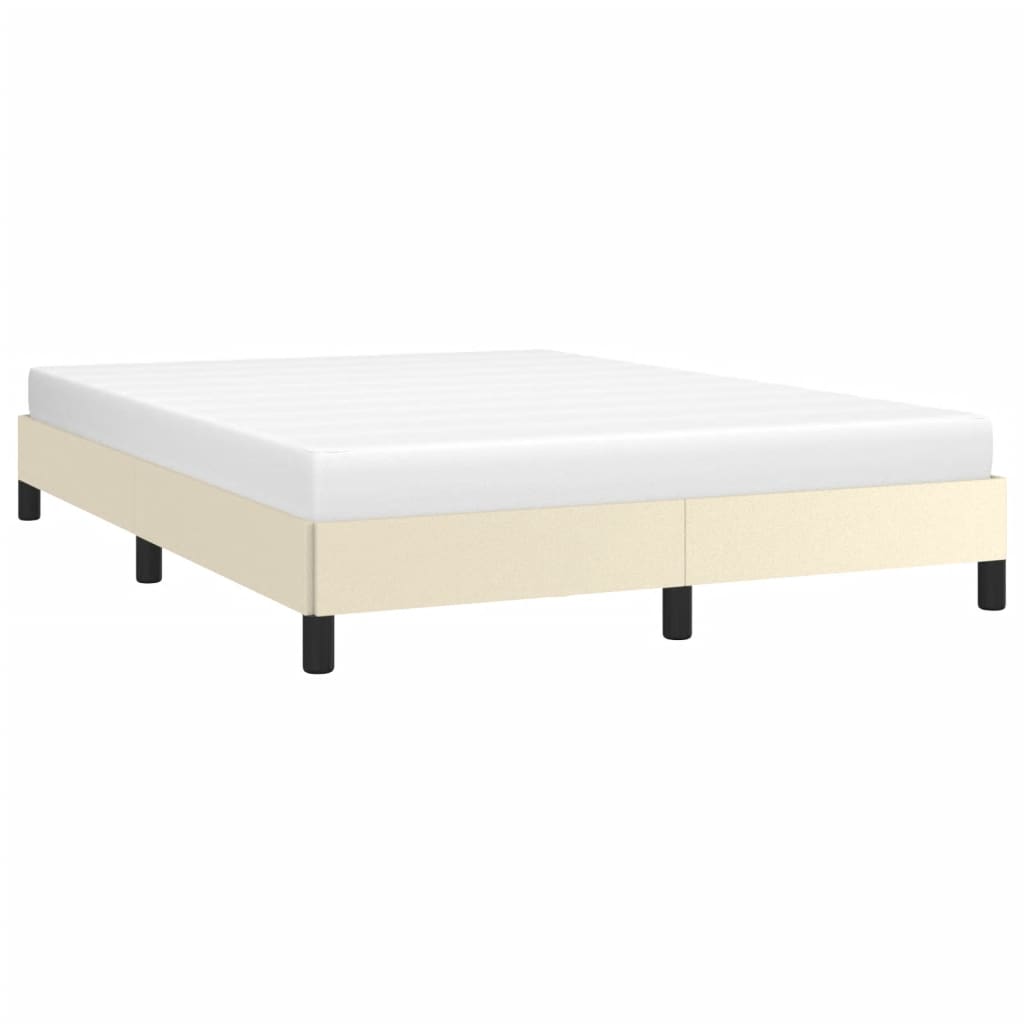 Okvir za krevet krem 140x190 cm od umjetne kože