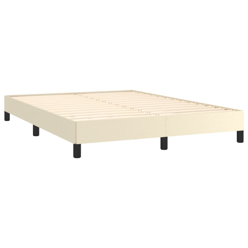 Okvir za krevet krem 140x190 cm od umjetne kože