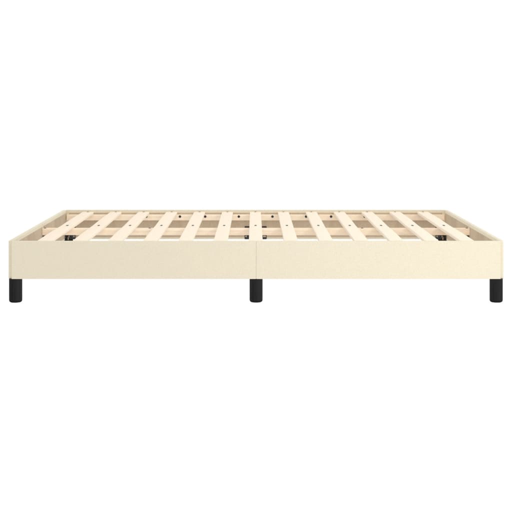 Okvir za krevet krem 140x190 cm od umjetne kože