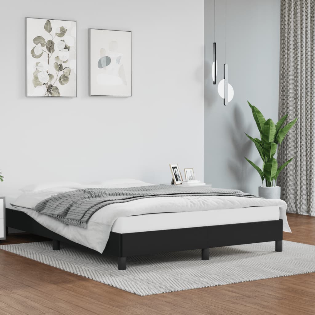 Okvir za krevet crni 140x200 cm od umjetne kože