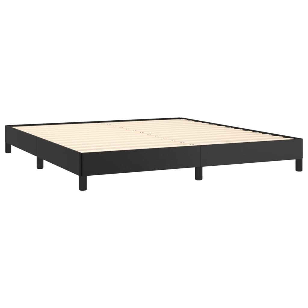 Okvir za krevet crni 160x200 cm od umjetne kože