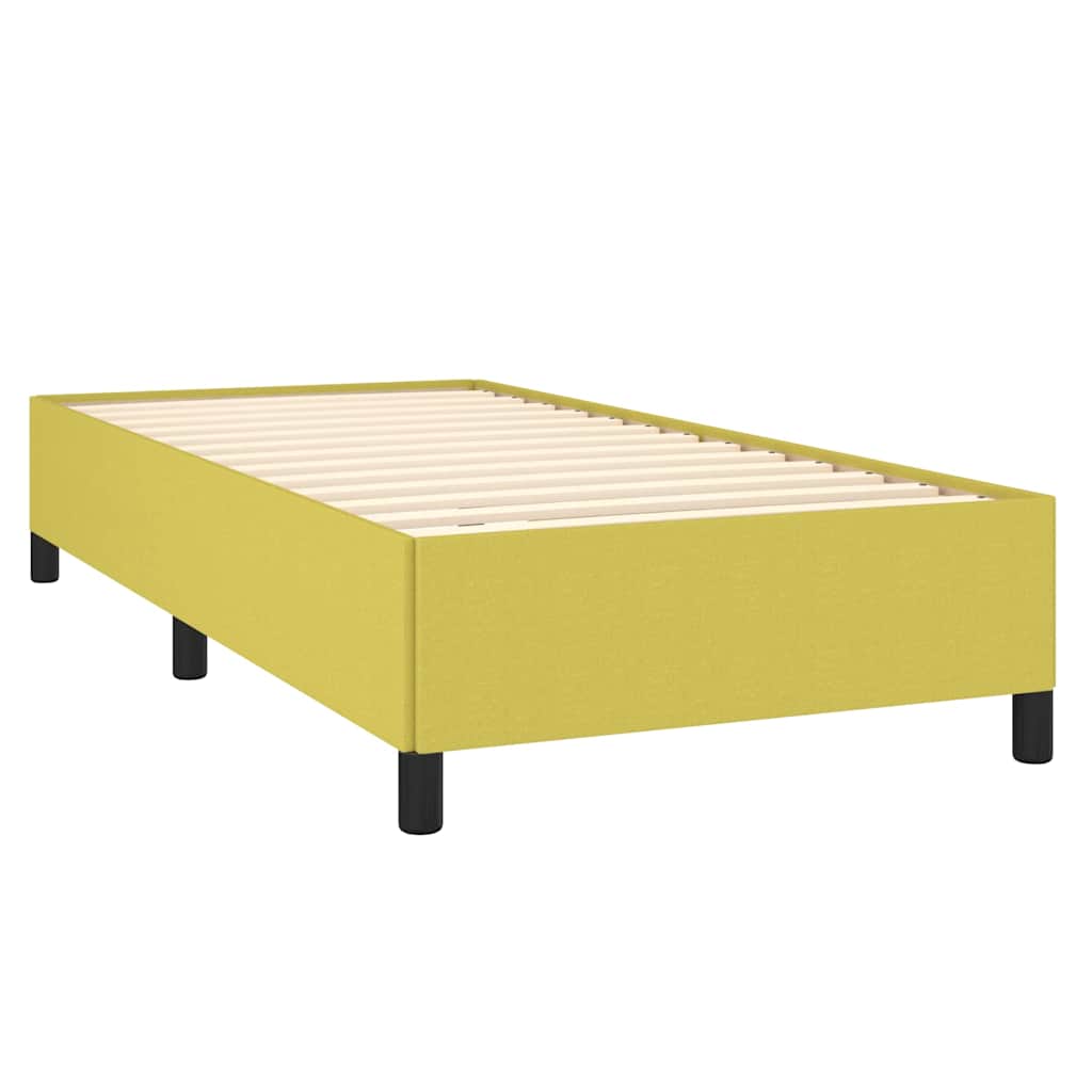 Okvir za krevet zeleni 90x190 cm od tkanine