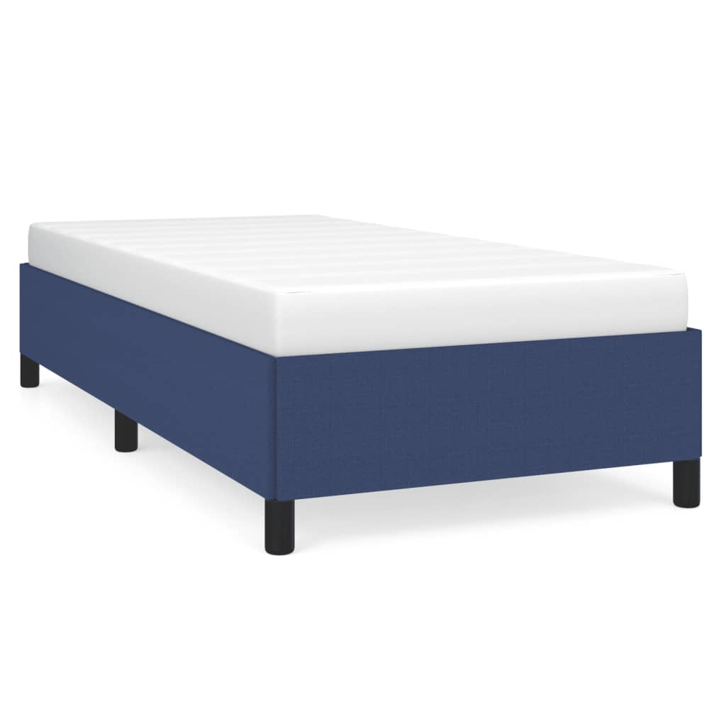 Okvir za krevet bez madraca plava 90x200cm od tkanine