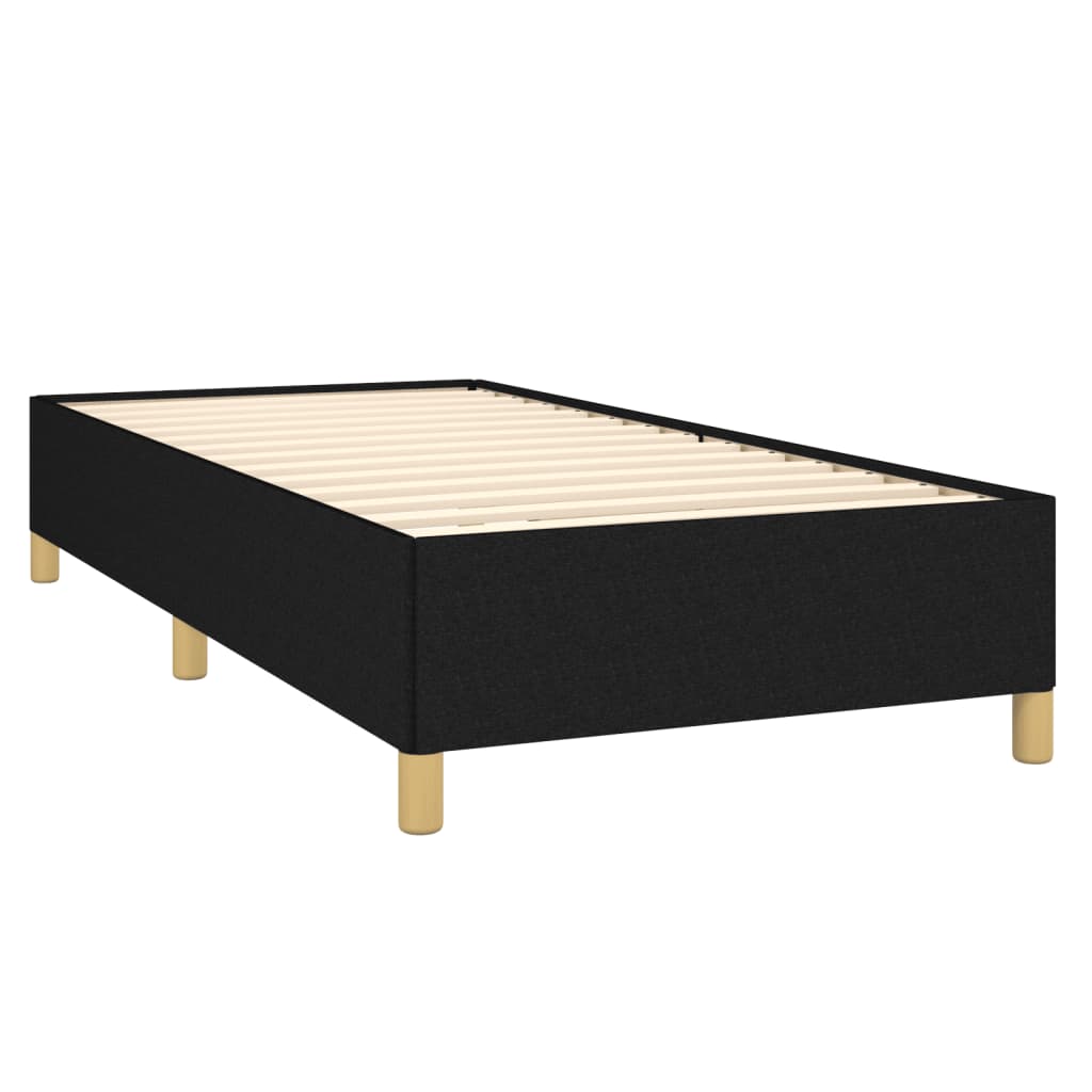 Okvir za krevet bez madraca crni 80x200cm od tkanine