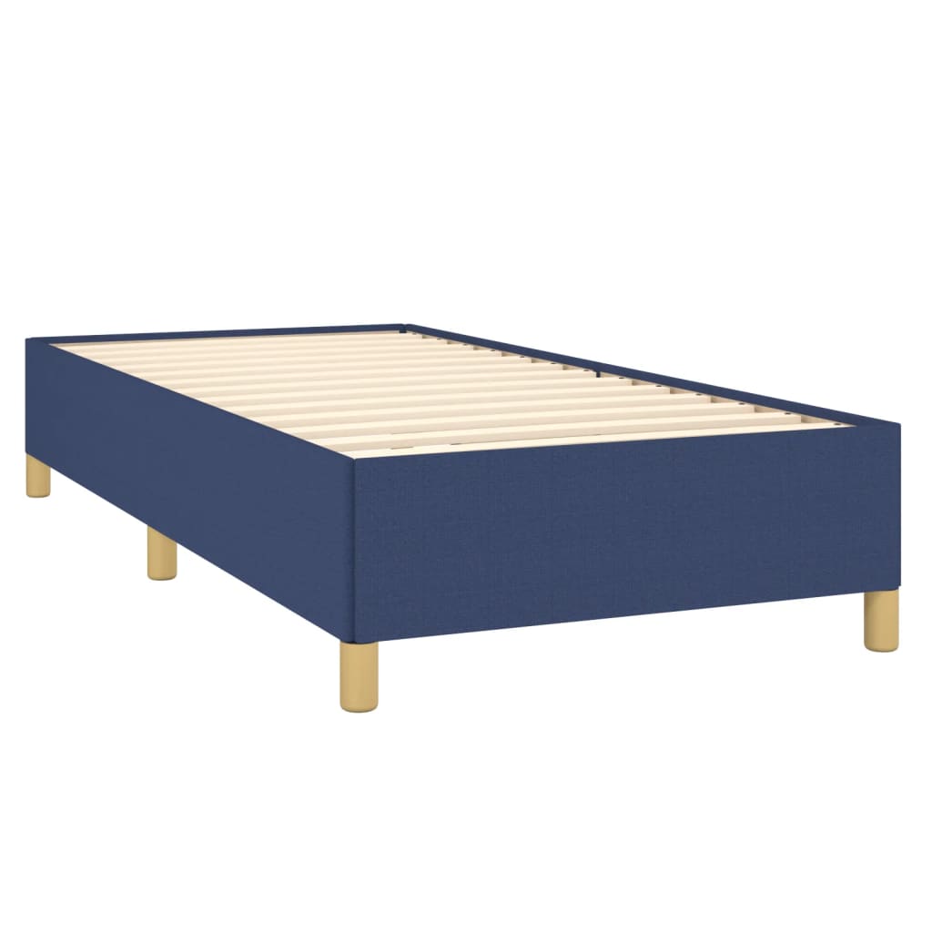 Okvir za krevet bez madraca plava 100x200cm od tkanine